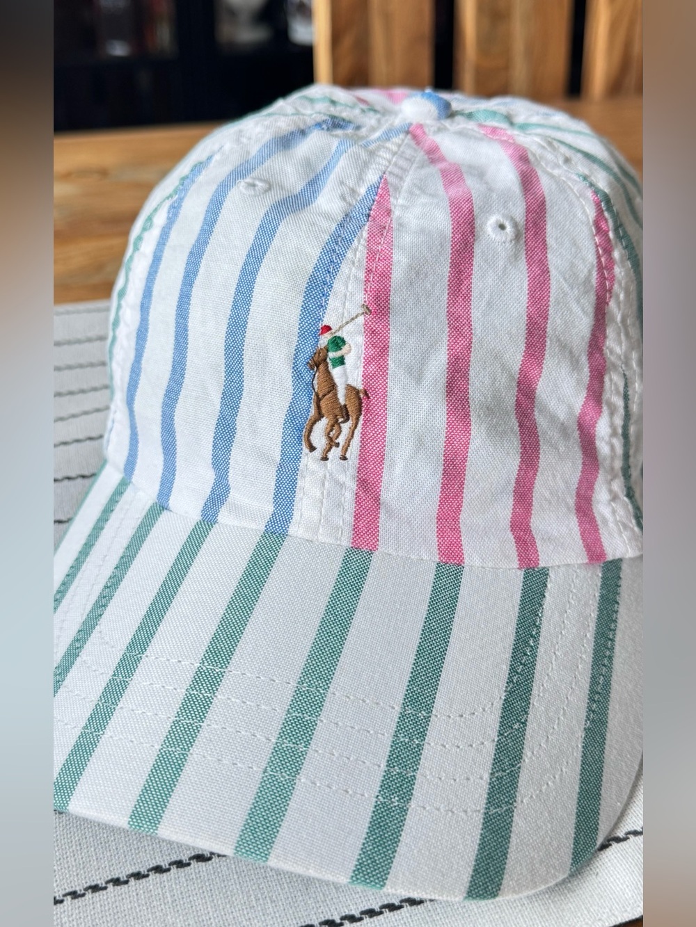 Polo Ralph Lauren Striped Cotton Oxford Ball Cap – Multicolor